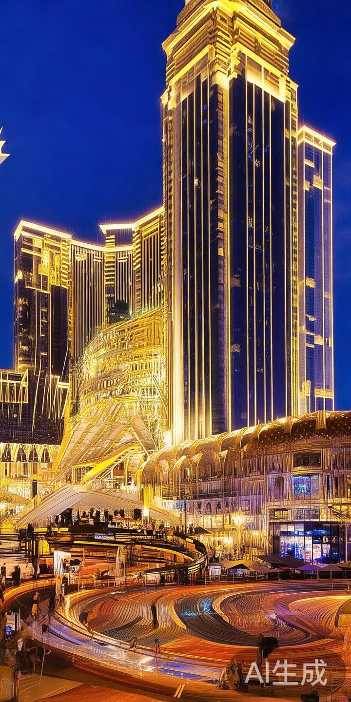 在澳门这座世界知名的赌城中，澳门新葡京赌场以其奢华