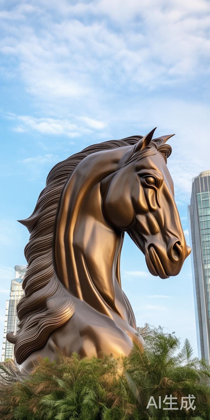 澳门新葡京铜马首的艺术特色与装饰工艺的深入分析与探究 作为澳门新葡京酒店的标志性雕塑,铜马首具有深厚的文